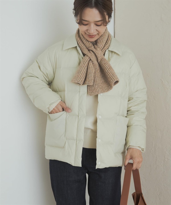 【別注】NANGA / 巴爾瑪肯領輕量羽絨外套