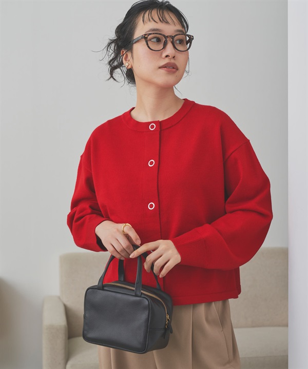 『UR TECH 200日針織』壓扣設計開襟衫