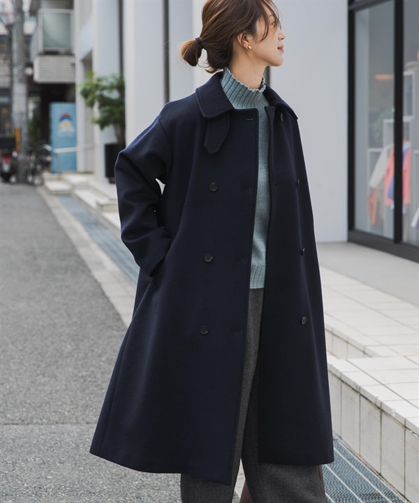 羊毛長版大衣