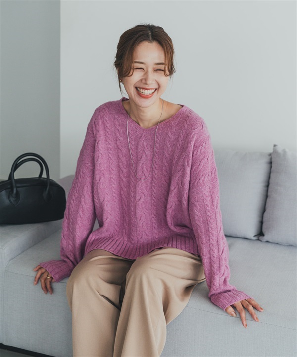 漢密爾頓羊毛艾倫織紋針織衫