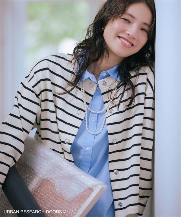 『UR TECH 200日針織』壓扣設計開襟衫