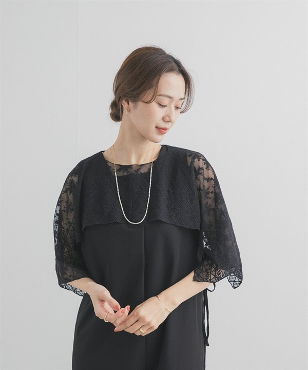 2WAY蕾絲背心罩衫