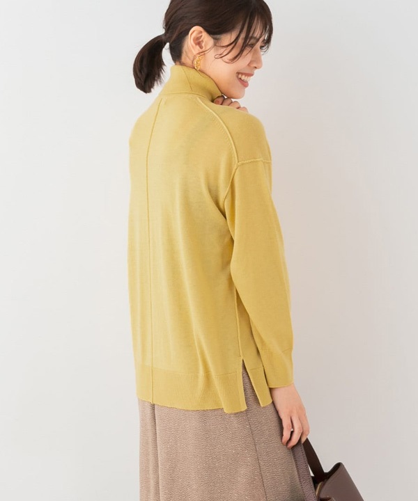 F by ROSSO 可水洗抗起球高領針織衫