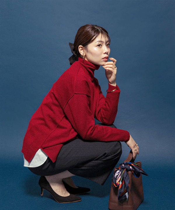 F by ROSSO 可水洗抗起球高領針織衫