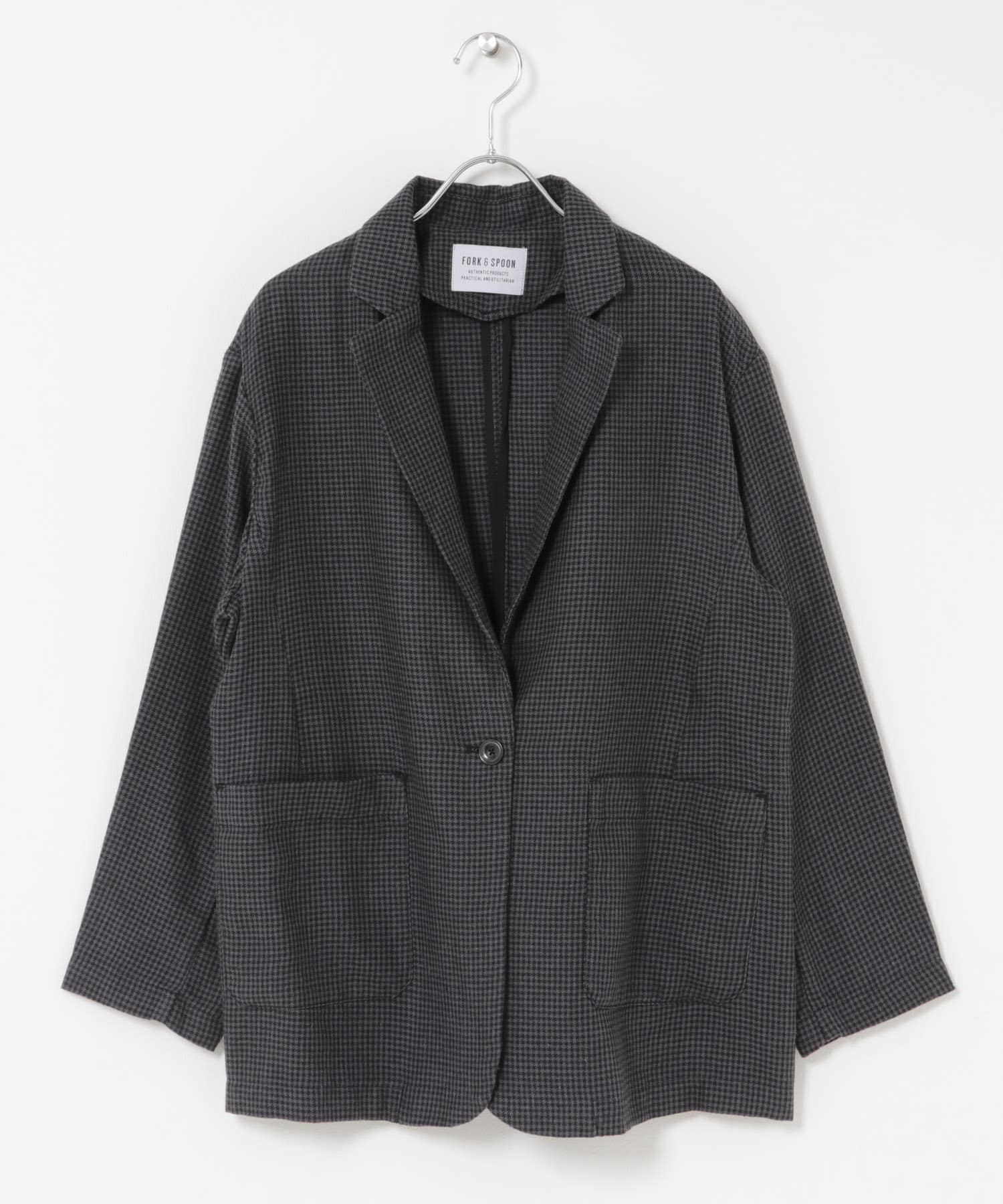 FORK&SPOON 混麻料西裝外套