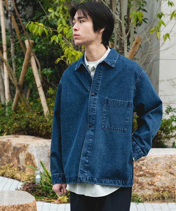 牛仔襯衫工裝夾克