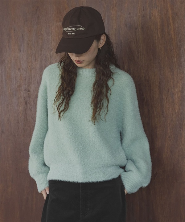 羽毛紗雙面針織衫