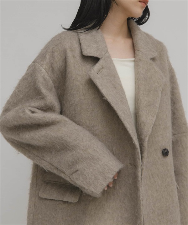 絨毛西裝外套