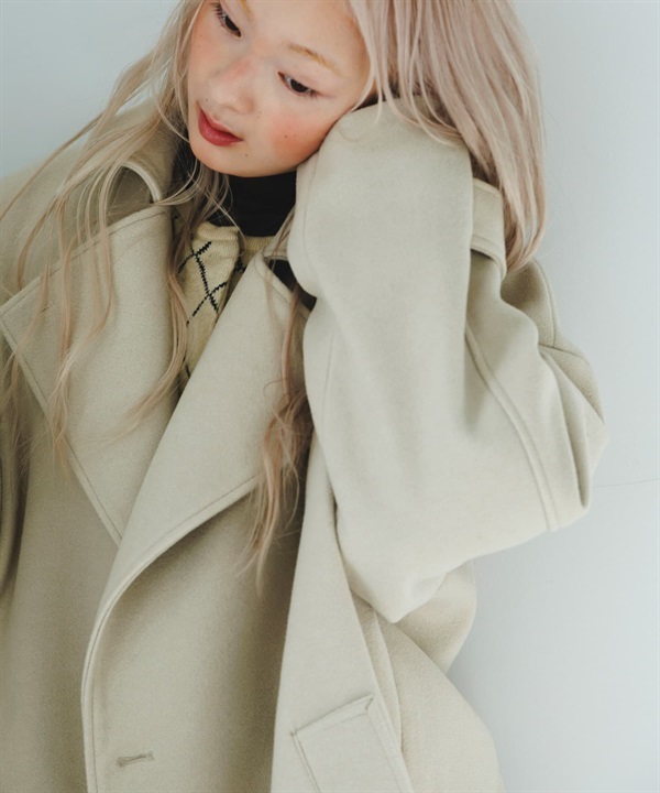 大領片中長版大衣