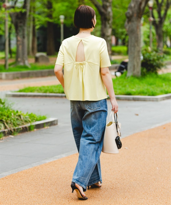 F by ROSSO / UV CUT露背傘狀T恤