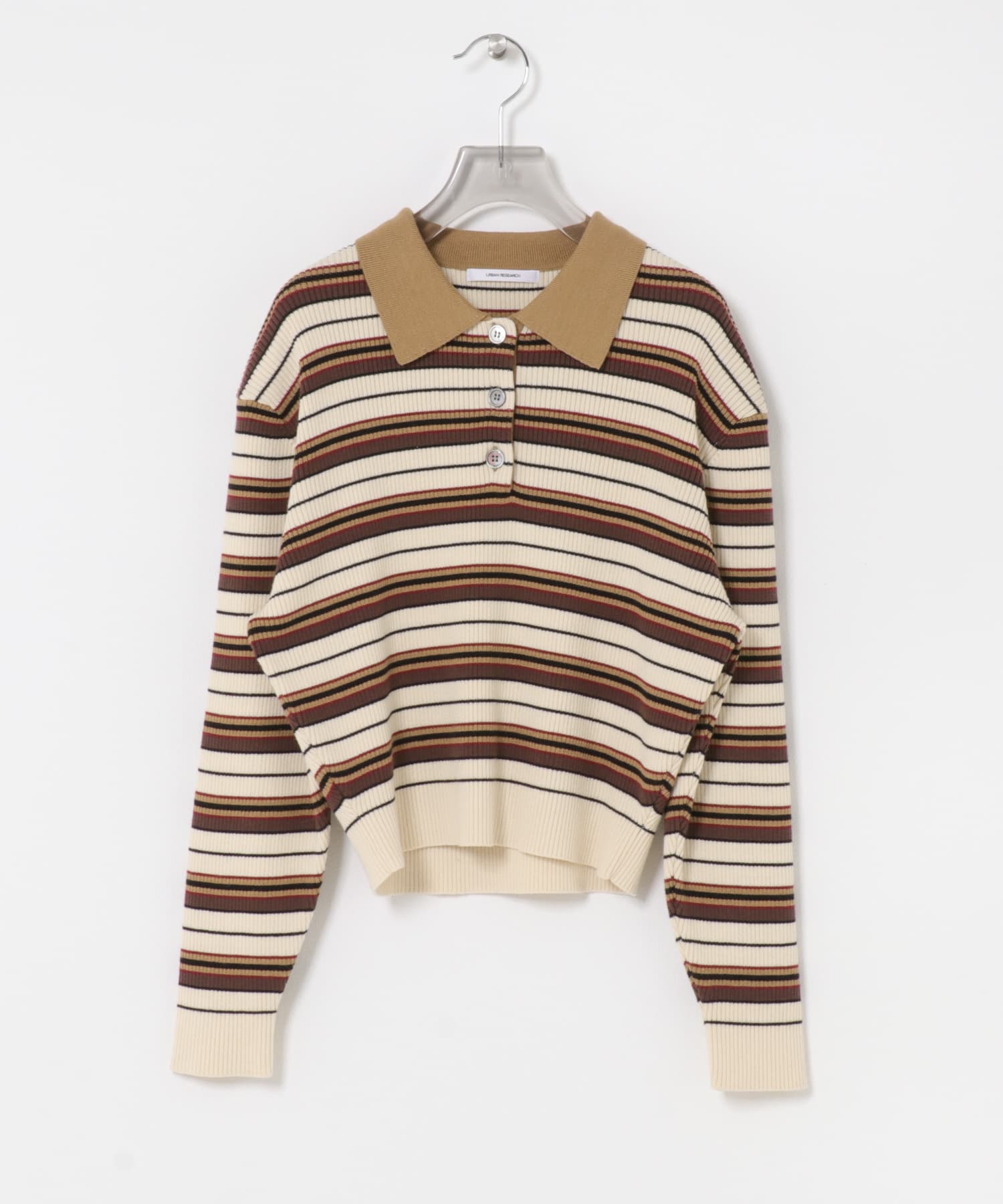 絲棉POLO領針織衫