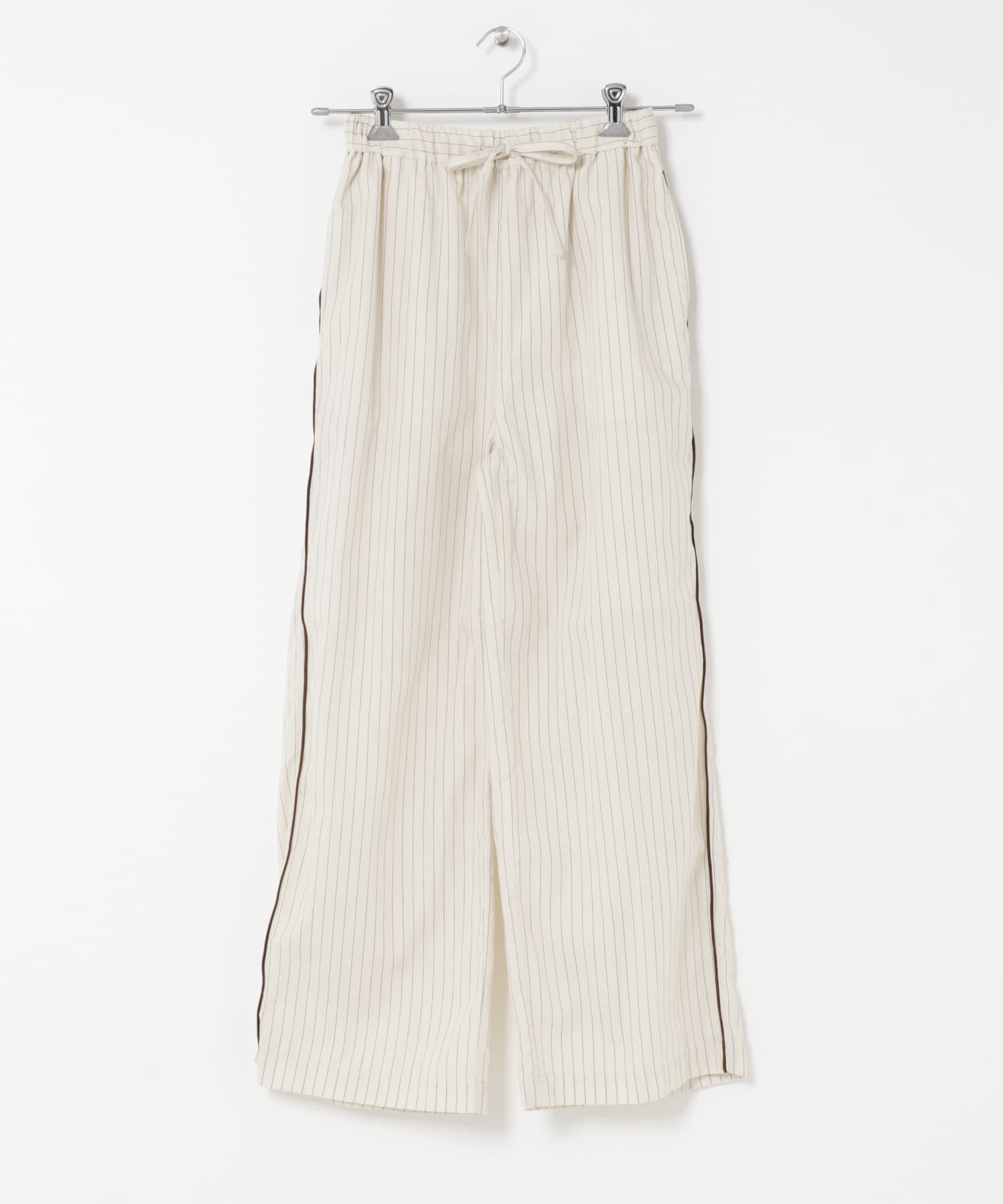 直條紋輕便長褲