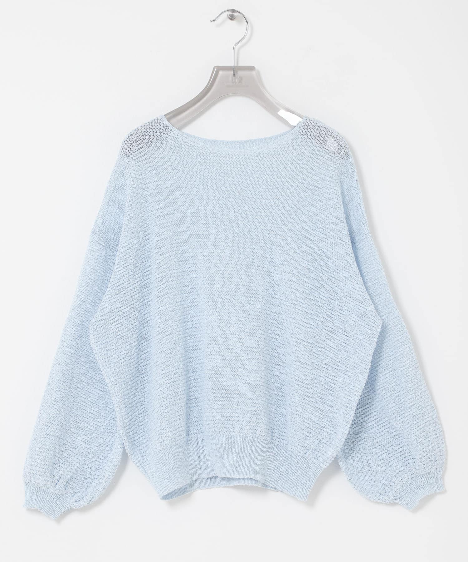 紙紗船型領針織衫