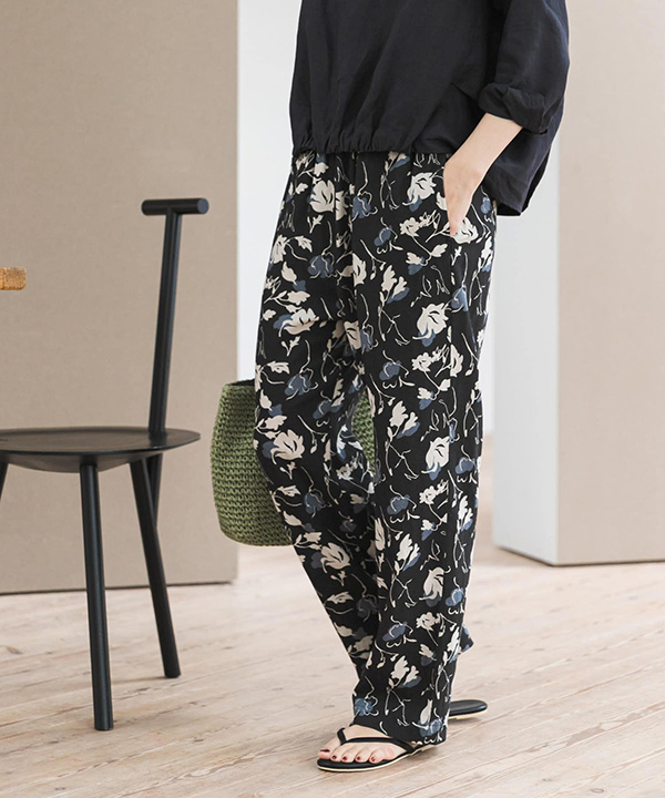 亞麻萊賽爾輕便長褲