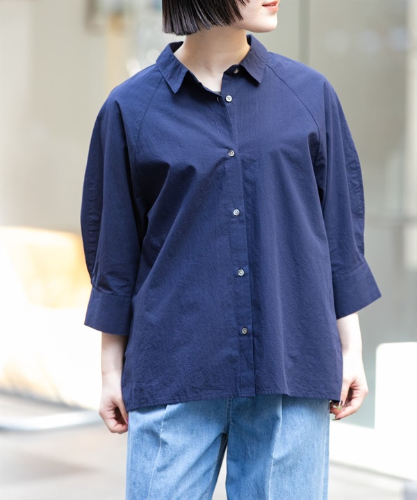 FORK&SPOON 標準領繭型襯衫