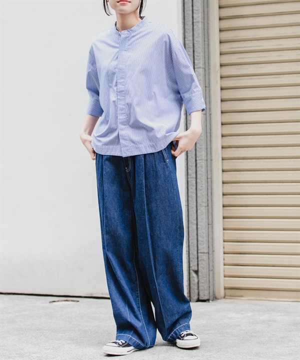 FORK&SPOON 棉麻牛仔褲