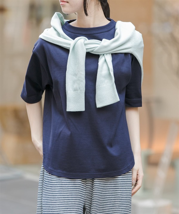 FORK&SPOON 瓶型領短袖T恤