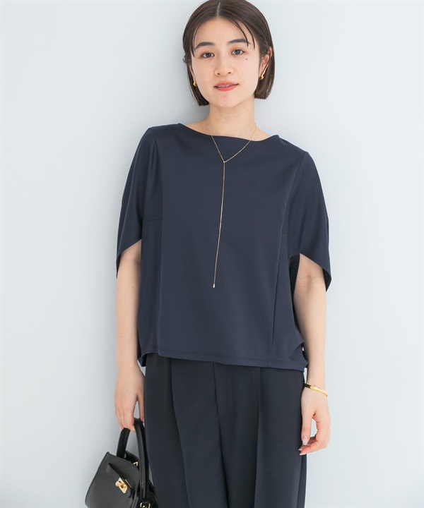 日本製UV CUT涼感五分蝙蝠袖套衫