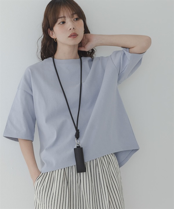 棉質五分袖套衫