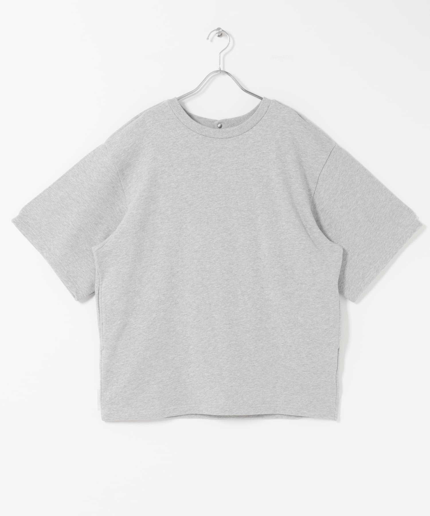 露背寬版休閒上衣