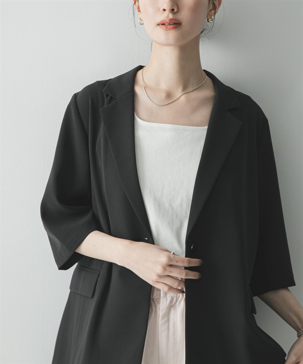 UR TECH DRYLUXE 五分袖西裝外套