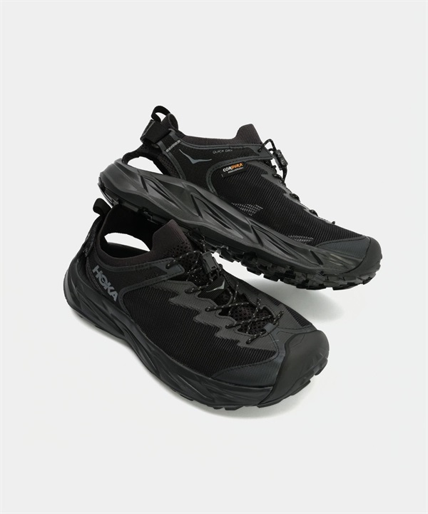 HOKA ONE ONE / 女 Hopara 2 健行涼鞋 黑