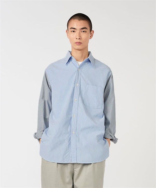 nanamica / Button Down Stripe Storm Shirt