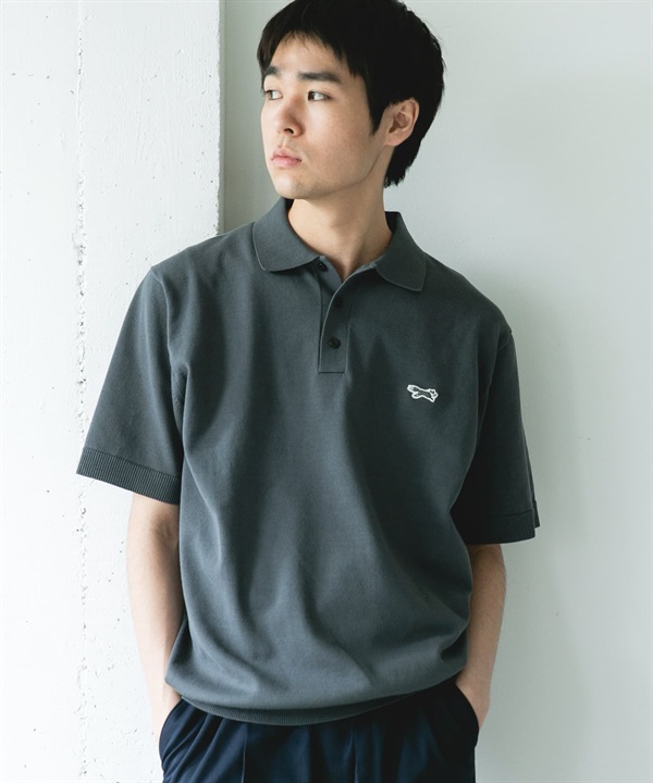 【別注】PENNEYS / THE FOX刺繡細針織POLO衫