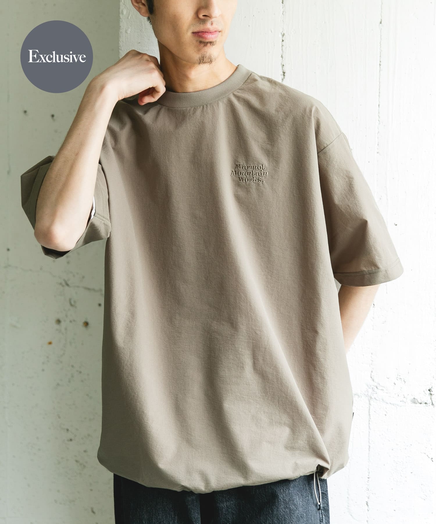 【別注】Marmot / DotAir® 抽繩T恤
