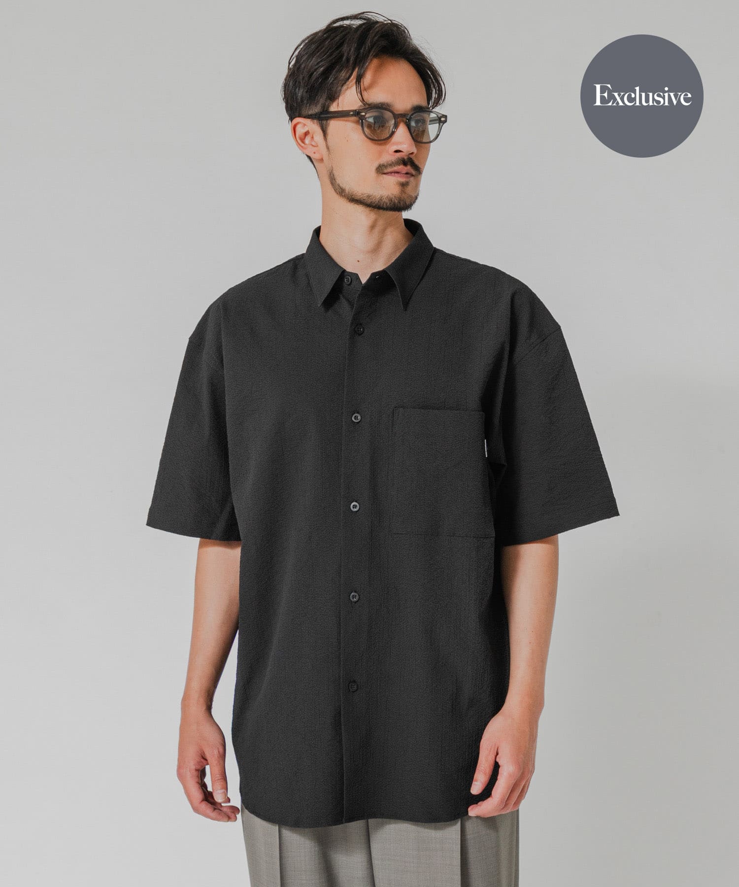 【別注】THOUSAND MILE / 褶皺感襯衫