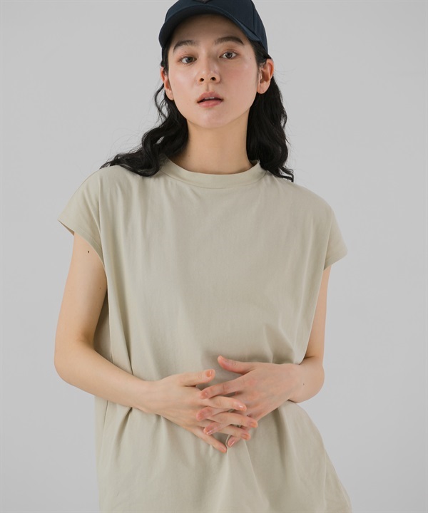 EKAL / UR TECH 柔滑涼感法式袖上衣